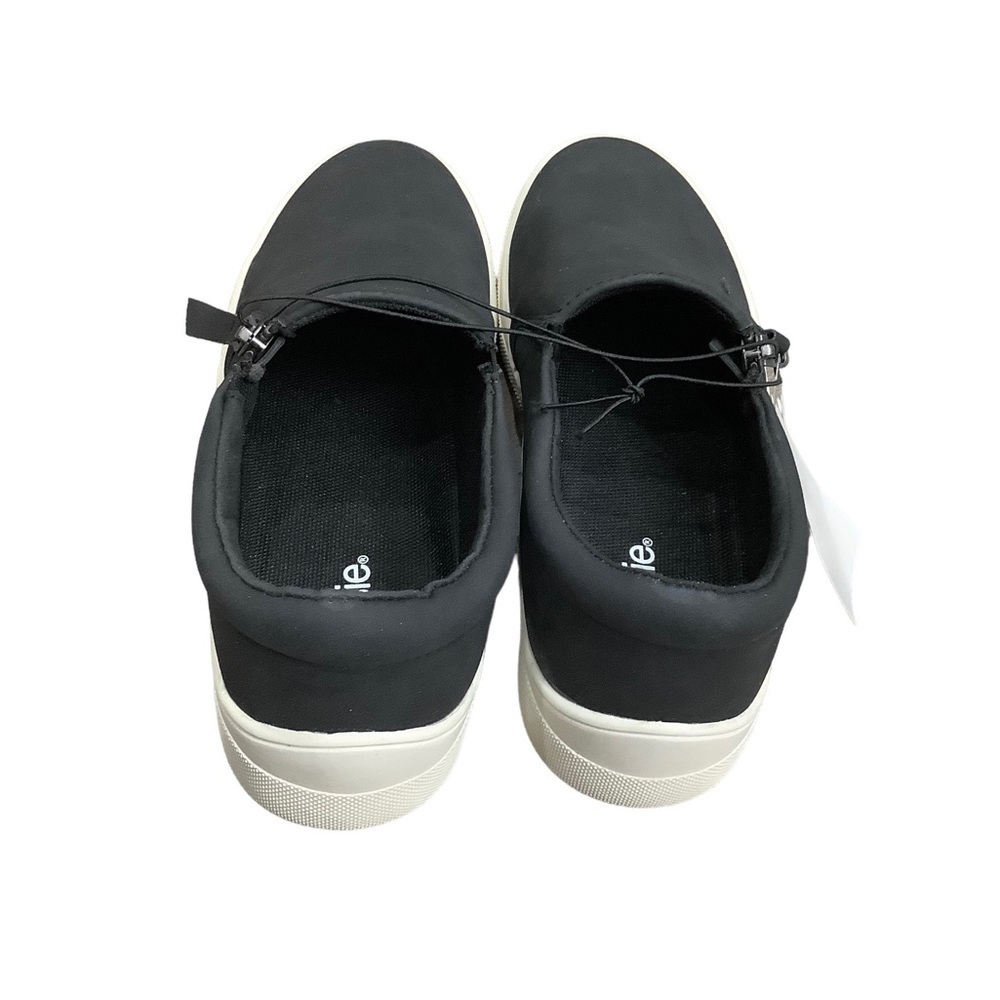 Kensie Soren USA 6.5 Black Loafers Side Zipper Sneakers Shoes Suede Durable NWT - Picture 4 of 7